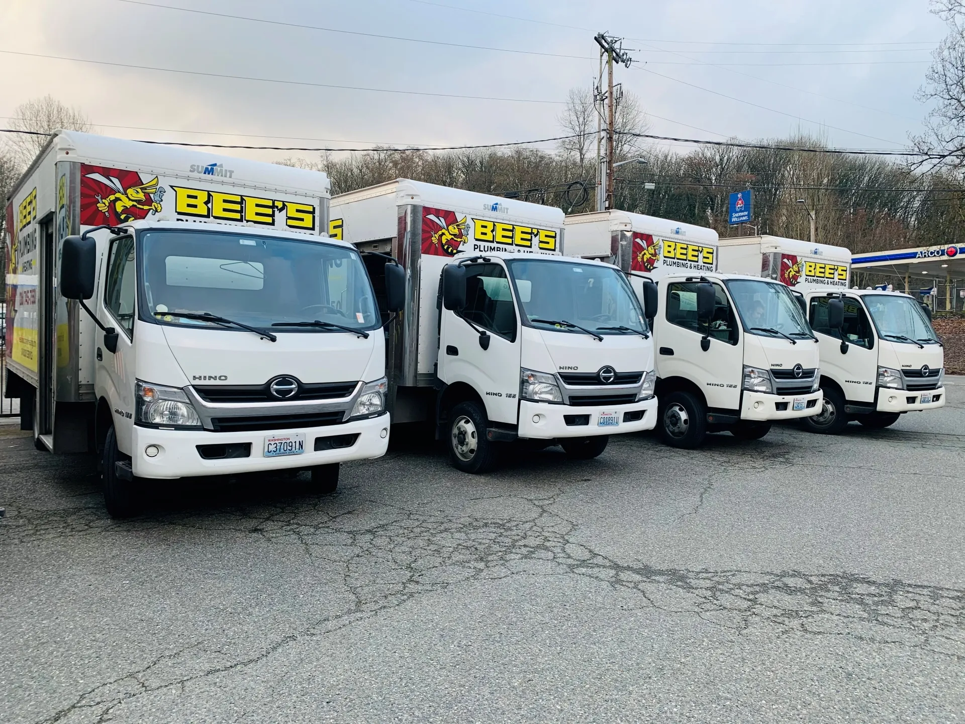 Bee's Plumbing & Heating team at work