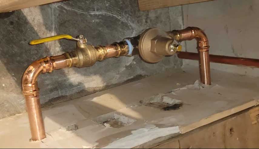 A plumbing pipe repair job in renton wa